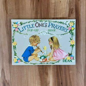 Littler One's Prayers Pop Up Book 1968 Valentine's Decor